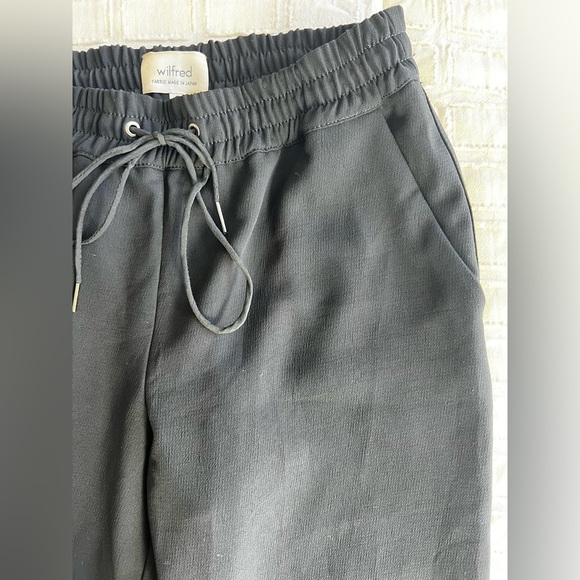 Aritzia Wilfred Black Buffon Pant Jogger Style Woman’s Size XSmall - Picture 3 of 7